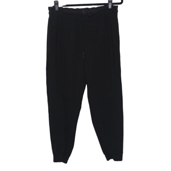 Athleta Black High Waisted Joggers Pants Women 6P - Picture 1 of 12